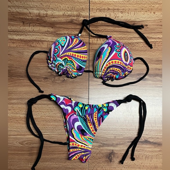 COPY - Mandala Paisley Print Brazilian Bikini Set - Picture 1 of 8